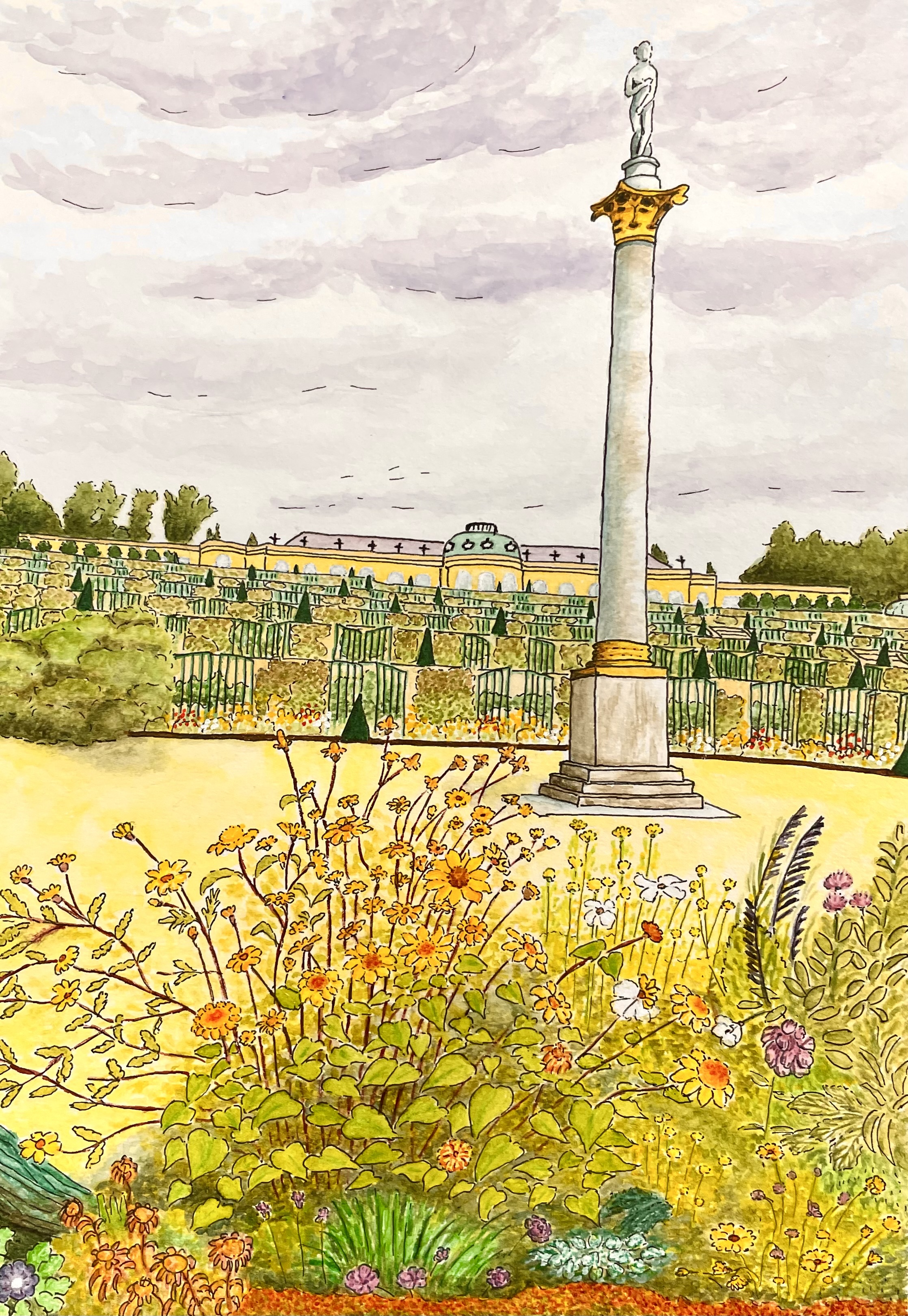 ドイツ　サンスーシ宮殿